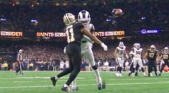 The Rams Got Away With A Blatant Pass Interference Against The Saints