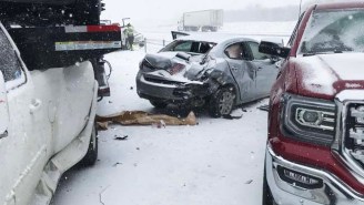 Insane Video Of A Snowy Multi-Vehicle Pileup Near Kansas City Must Be Seen To Be Believed