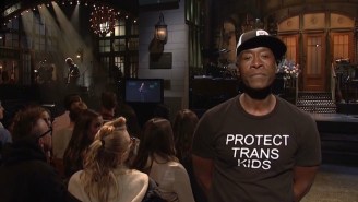 People Are Heaping Praise On Don Cheadle For Wearing A ‘Protect Trans Kids’ Shirt On ‘SNL’