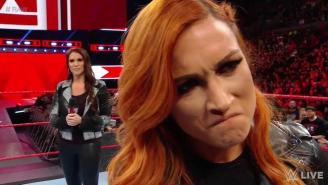 Becky Lynch Opened Raw By Getting Suspended And Fighting Stephanie McMahon