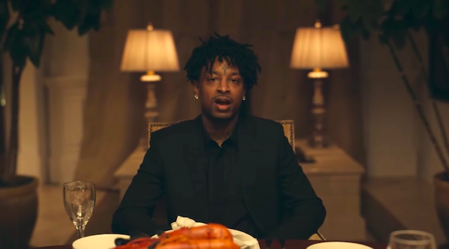 21 Savage's 'A Lot' Video Invites J. Cole To The Family Reunion