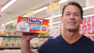 We Talked To John Cena About Being The Face Of Hefty And The WrestleMania Rise of Becky Lynch