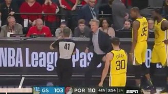 Steve Kerr Snapped After A Questionable Flagrant Call On Draymond Green