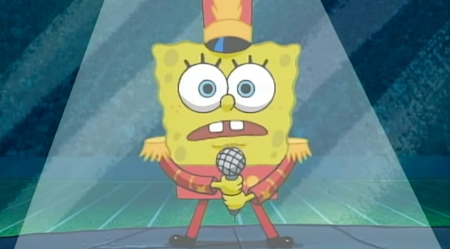 bob esponja super bowl video