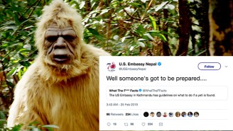The U.S. Embassy In Nepal Reminded Us Today That They’re Still Prepared For Yetis