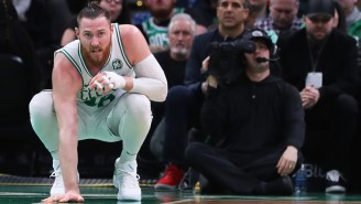 Aron Baynes Went To The Locker Room With An Ankle Injury Against The Sixers