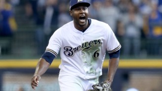 Brewers Outfielder Lorenzo Cain Robbed A Home Run To Save An Opening Day Win