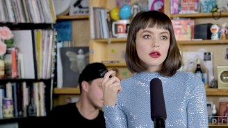 Meg Myers Brought Her Glittering Fury To An Electric Tiny Desk Set