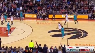 Jeremy Lamb Banked In A Halfcourt Game-Winner To Beat The Raptors