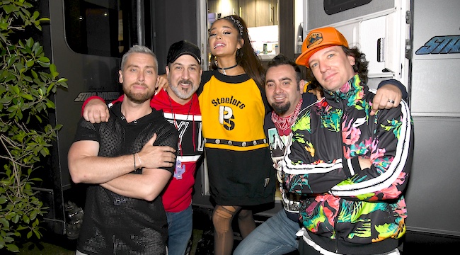 Watch Ariana Grande Hosted A Partial Nsync Reunion At Coachella