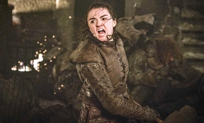 game of thrones scene arya kills night king