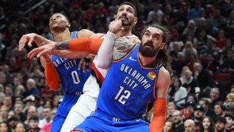 Enes Kanter Came Up Big In The Blazers’ Game 1 Win Over The Thunder