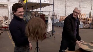 Anderson Cooper Tours The ‘Game Of Thrones’ Prop Warehouse, Fake Severed Heads And All, For ’60 Minutes’