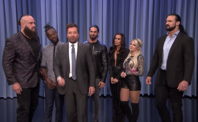 Six WWE Superstars Cut Playground Promos On Jimmy Fallon