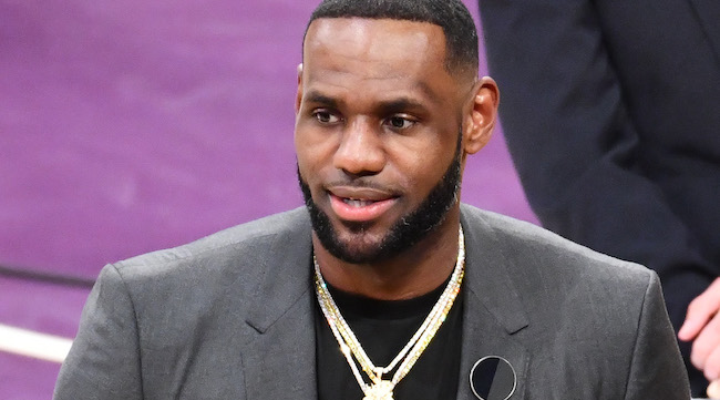 LeBron James Honors Nipsey Hussle with a Custom Made Throwback Laker Jersey