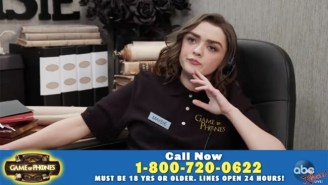 Maisie Williams Adds A Sexist ‘Game Of Thrones’ Hotline Caller To Arya’s List