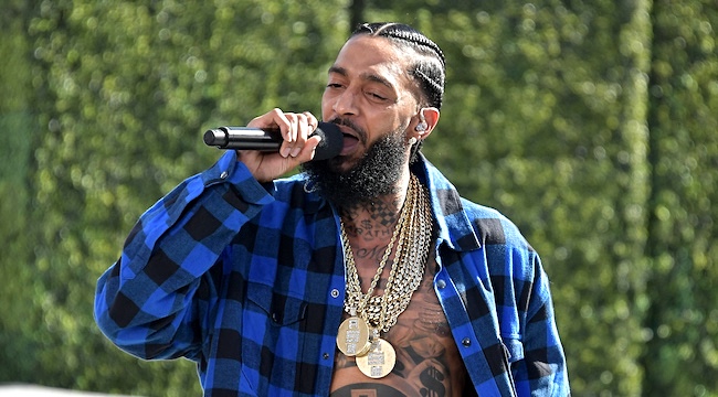 Famous friends buy up Nipsey Hussle's Marathon merchandise