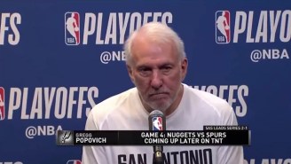 Gregg Popovich Had A Hilariously Short Press Conference Before Spurs-Nuggets Game 4