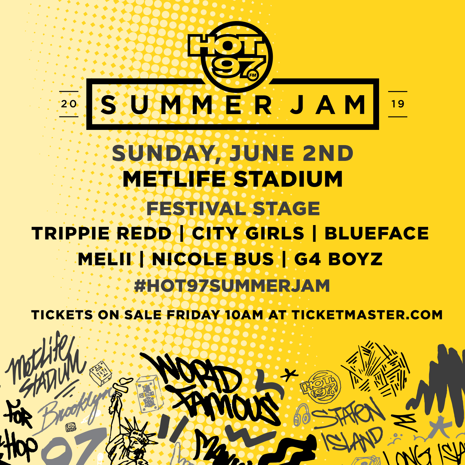 Cardi B, Blueface, and Megan Thee Stallion Will Play Hot 97 Summer Jam