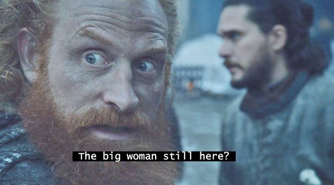 Tormund S Brienne Obsession Is Loved By Game Of Thrones Fans