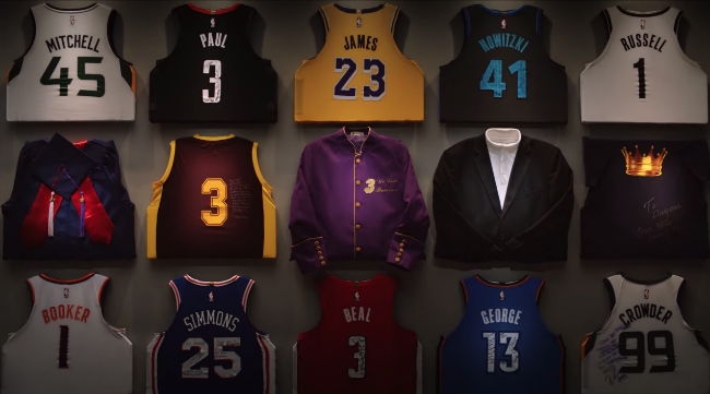 Dwyane Wade's jersey swap collection is already hilariously out of