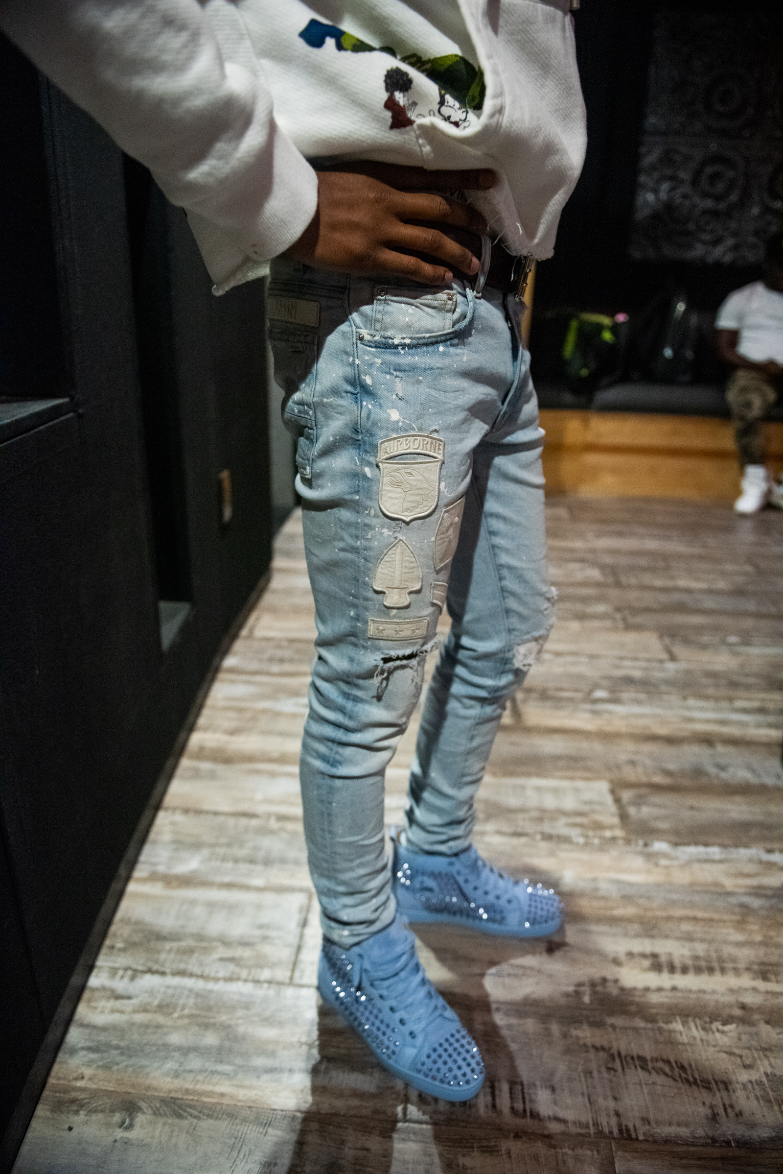 mike amiri diamond jeans