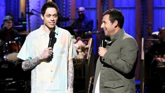 Adam Sandler Is Pete Davidson’s Long-Lost Father In This Cut For Time ‘SNL’ Sketch