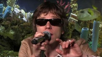 Cage The Elephant Gets Crazy In A Fish Tank While Playing ‘Broken Boy’ On Adult Swim’s ‘FishCenter’