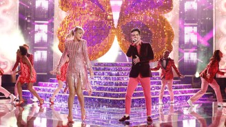 Taylor Swift And Brendan Urie Gave A Sparkly Performance Of ‘ME!’ On ‘The Voice’