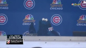 Cookie Monster From ‘Sesame Street’ Sang ‘Take Me Out To The Ballgame’ At Wrigley Field