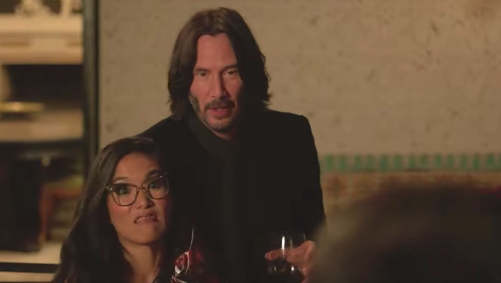 Keanu Reeves Always Be My Maybe Scene [WATCH] 'Always Be My Maybe' Bloopers Video Features Giggling Keanu