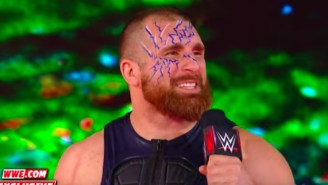 WWE’s Mojo Rawley Explained What’s Going On With His Weird New Facepaint