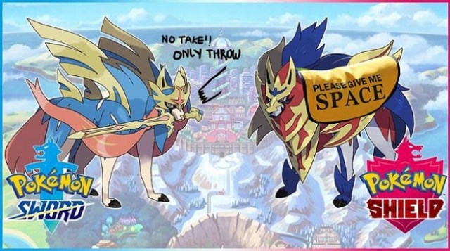 Pokémon Detail: Zacian And Zamazenta Sleep Just Like Real Dogs In Sword &  Shield