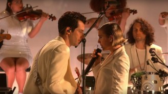 Mark Ronson And Lykke Li Joined Forces For An Electric Performance Of ‘Late Night Feelings’ On ‘Colbert’