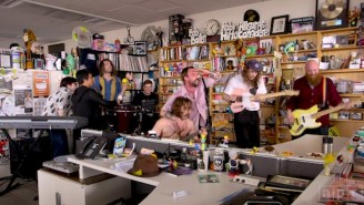 Idles’ Intense NPR Tiny Desk Performance Got Some Assistance From The Staff