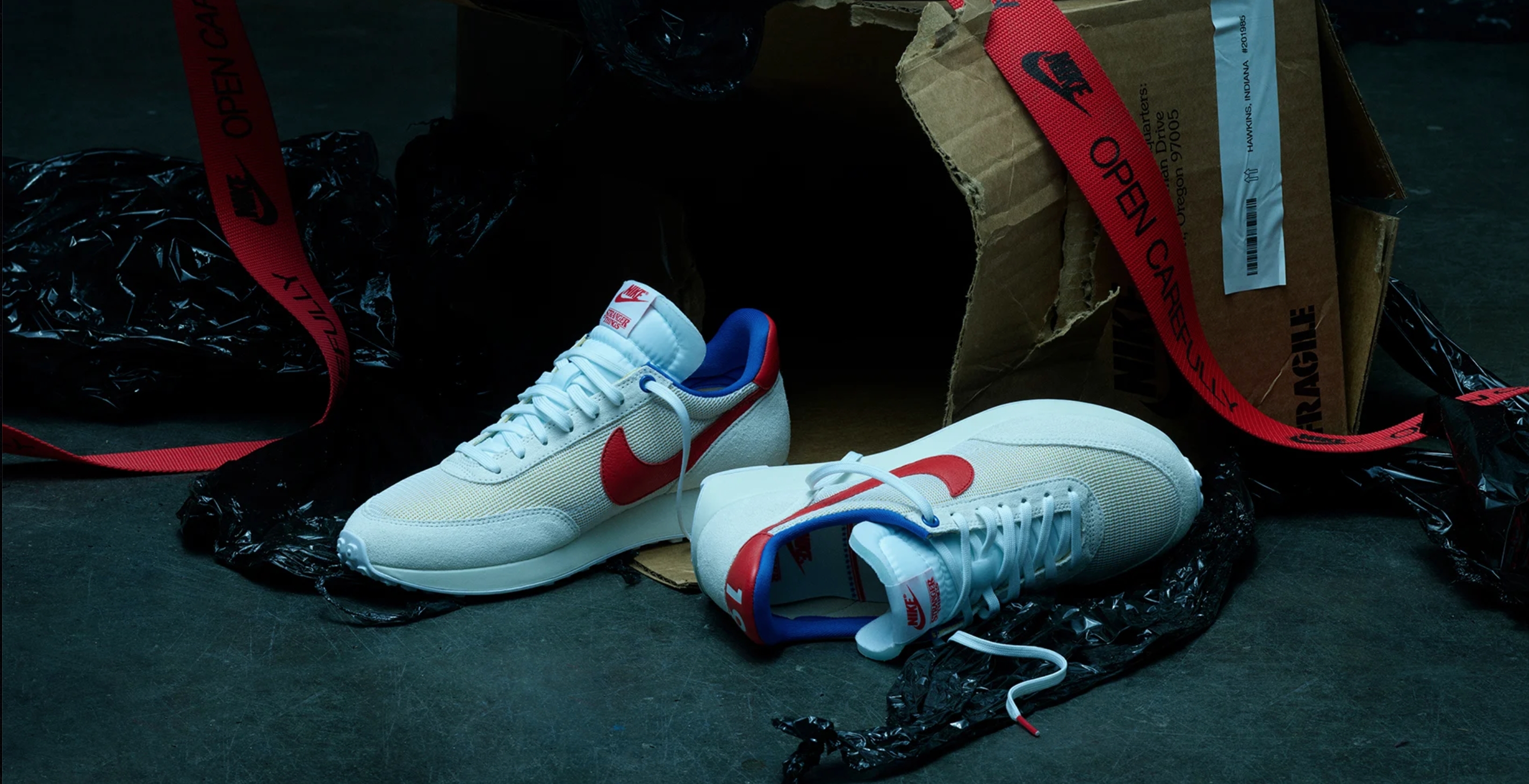 nike stranger things fire