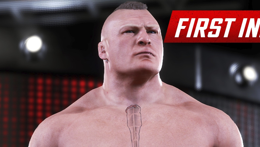 wwe 2k14 brock lesnar cover