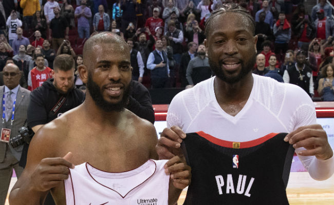 Dwyane Wade's jersey swap collection is already hilariously out of