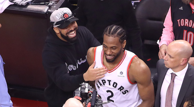 Kawhi Leonard makes appearance on Drake's Instagram