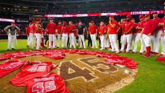 The Angels Threw A Combined No-Hitter And Honored Tyler Skaggs In An Emotional Postgame Celebration