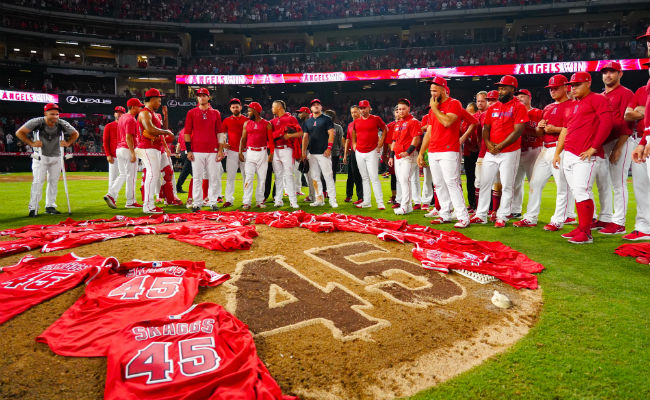 The Angels Threw A Combined No-Hitter And Honored Tyler Skaggs