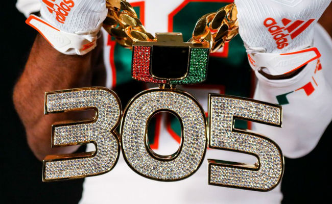 Miami Hurricanes gold turnover chain everything you need to know