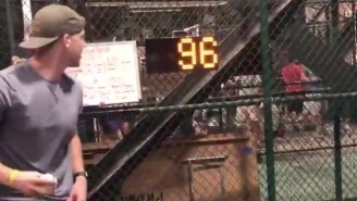 The A’s Signed A Pitcher After He Hit 96 In A Stadium Speed Pitch Game
