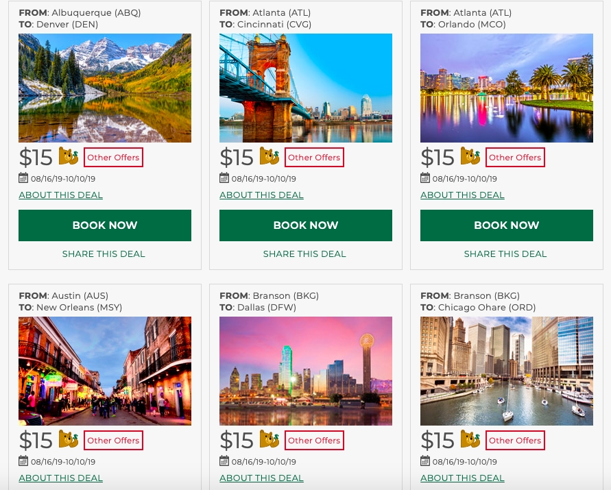 american travel deals