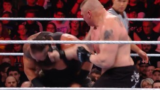 Braun Strowman On What Happened Backstage After Brock Lesnar Punched Him In The Face For Real
