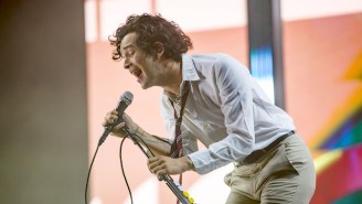 Matty Healy Thinks The 1975 Will Be Banned From Dubai After He Kissed A Male Fan During A Show