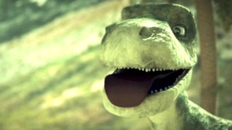 The Weirdest Scene On TV This Year (Ever?) Involves ‘Preacher,’ God, And A Poop-Eating Dinosaur