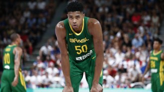 Bruno Caboclo Made Two Crazy Defensive Plays To Give Brazil A Win Over Giannis And Greece