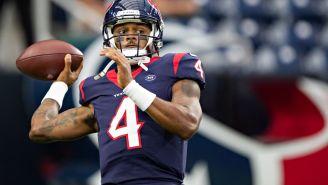 Deshaun Watson Showed Off His $45k The Rock Miami Rookie Card At Lunch With Timbaland