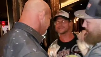 Goldberg And Dolph Ziggler Got Into A Totally Real Fight At A Las Vegas Steakhouse